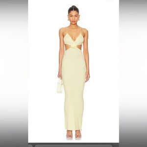 More to come Kacey Maxi Dress in Baby Yellow